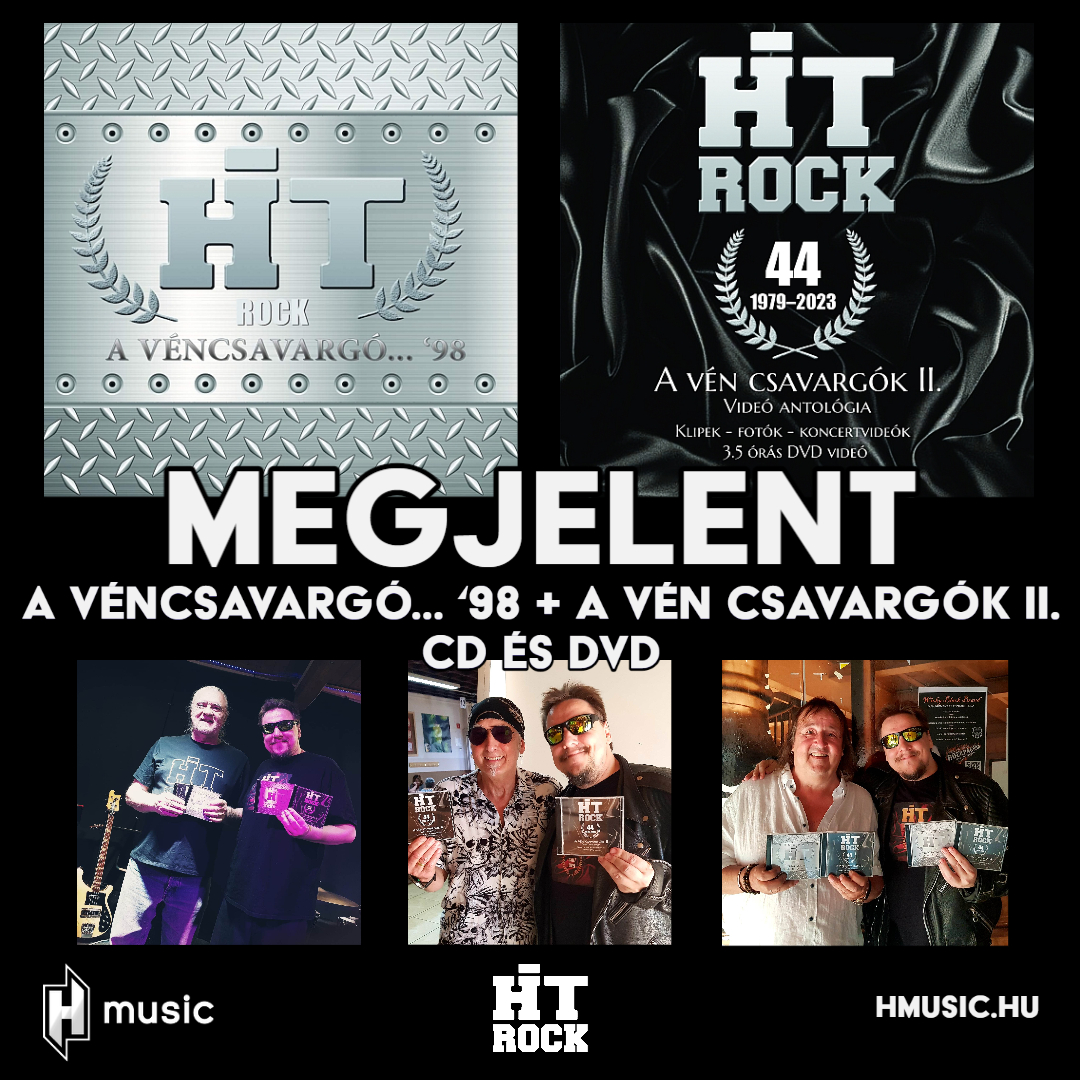 HitRock - 25 éves jubileumi újrakiadást kapott a veterán dél-pesti hard rock zenekar 'A véncsavargó…’98' című albuma!